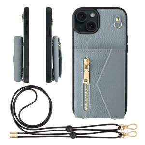 �y���������zHANATORA iPhone15Plus �P�[�X �V�����_�[ �{�v �V�������N���U�[ �ϏՌ� �X�}�z�P�[�X �X�}�z �V�����_�[�X�g���b�v �t��