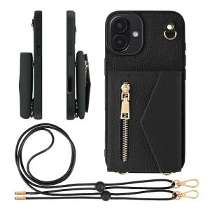 �y���������zHANATORA iPhone16Plus �P�[�X �V�����_�[ �{�v �V�������N���U�[ �ϏՌ� �X�}�z�P�[�X �X�}�z �V�����_�[�X�g���b�v �t��