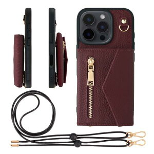 �y���������zHANATORA iPhone16Pro �P�[�X �V�����_�[ �{�v �V�������N���U�[ �ϏՌ� �X�}�z�P�[�X �X�}�z �V�����_�[�X�g���b�v �t��