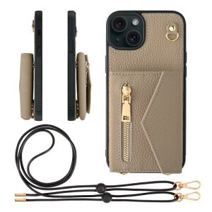 �y���������zHANATORA iPhone15Plus �P�[�X �V�����_�[ �{�v �V�������N���U�[ �ϏՌ� �X�}�z�P�[�X �X�}�z �V�����_�[�X�g���b�v �t��