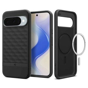 �y���������zSpigen Pixel 10 / 10 Pro �P�[�X MagSafe�Ή� �o���p�[ ���̃n�j�J���p�^�[�� �ϏՌ� �O���b�v �p�����b�N�X?�}�O�t�B�b�g