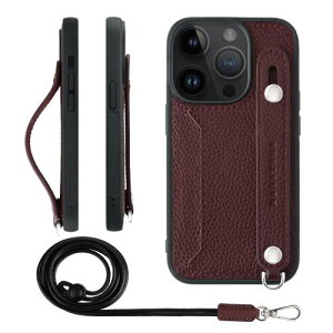 �y���������zHANATORA iPhone14Pro �P�[�X �{�v �ϏՌ� �w�ʃx���g �X�g���b�v�����O �X�}�z�P�[�X �X�}�z �X�^���h�@�\ �l�b�N�X�g���b