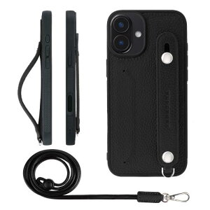 �y���������zHANATORA iPhone16Plus �P�[�X �{�v �ϏՌ� �w�ʃx���g �X�g���b�v�����O �X�}�z�P�[�X �X�}�z �X�^���h�@�\ �l�b�N�X�g��