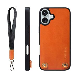 �y���������zHANATORA iPhone16Plus �P�[�X �{�v �ϏՌ� �X�g���b�v�����O �X�}�z�P�[�X �X�}�z �n���h�X�g���b�v �t�� �C�^���A�����U