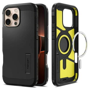 �y���������zSpigen iPhone 16 Pro Max �P�[�X MagSafe�Ή� �}�O�l�b�g���� �X�^���h �}�b�g �ϏՌ� �ČRMIL�K�i �^�t?�A�[�}�[�iAI�j?