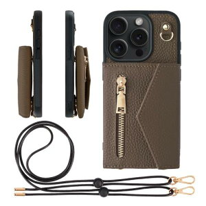 �y���������zHANATORA iPhone15Pro �P�[�X �V�����_�[ �{�v �V�������N���U�[ �ϏՌ� �X�}�z�P�[�X �X�}�z �V�����_�[�X�g���b�v �t��