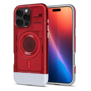 �y���������zSpigen iPhone 16 Pro �P�[�X MagSafe�Ή� �}�O�l�b�g���� �ČRMIL�K�i �N���V�b�N�EC1�E�}�O�t�B�b�g ACS08154 (���r�[)