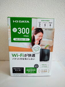 �y���������zIODATA WN-SX300FR 360�R�l�N�g�Ή�300Mbps(�K�i�l) Wi-Fi���[�^�[