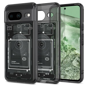 �y���������zSpigen Google Pixel8 �P�[�X �N���A TPU �o���p�[�P�[�X 2�d�\�� �ČRMIL�K�i�擾 �ϏՌ� ���菝�h�~ ���΂ݖ��� ���C����