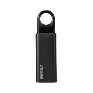 �y���������z�o�b�t�@���[ BUFFALO �m�b�N�X���C�h USB3.1(Gen1) USB�������[ 64GB �u���b�N RUF3-KS64GA-BK