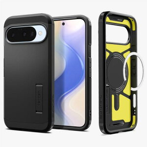 �y���������zSpigen Pixel 10 / 10 Pro �P�[�X �ϏՌ� MagSafe�Ή� �X�^���h�t�� �}�b�g �O�d�\�� �ČRMIL�K�i �^�t�A�[�}�[AI ?�}�O�t