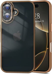 �y���������zTecxin iPhone 16 �p �P�[�X ���ϖh�~ �Ռ��z�� �X�}�z�P�[�X [�R�p���ϗ����ی�] [�����Y�ی�] �ϏՌ��\�t�g�G�b�W �N���A