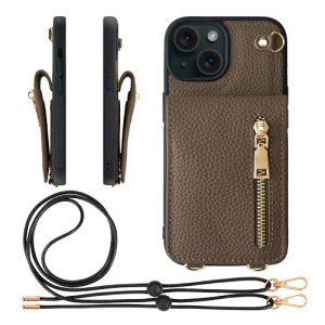 �y���������zHANATORA iPhone15 �P�[�X �{�v �X�}�z�P�[�X �X�}�z�V�����_�[ �J�[�h�|�P�b�g �X�^���h �V�����_�[�X�g���b�v �t�� �V��