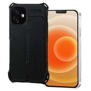 �y���������z�G���R�� iPhone 12 mini �n�C�u���b�h�P�[�X ZEROSHOCK MAGKEEP �u���b�N PM-A20AZEROMBK