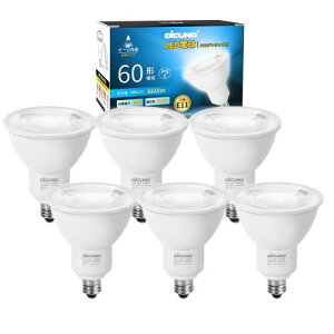 �y���������zDiCUNO E11���� LED�d�� �X�|�b�g���C�g �����F 6W 60W�`���� 5000K 660lm LED�X�|�b�g���C�g �����Ή� �L�p�^�C�v AC1
