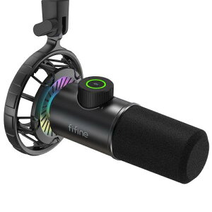 �y���������zFIFINE USB �_�C�i�~�b�N�}�C�N �p�\�R���}�C�N �v���X�e�}�C�N �P��w���� �C���z���o�͒[�q���� �Q�[�~���ORGB���C�e�B��