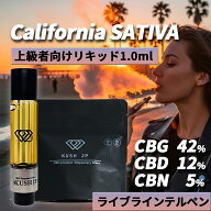 【サティバ優勢】高濃度 CBG CBD CBN リキッド 1.0ml California SATIVA【上級者向け】H4CBH CRDP カート…