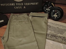 BUZZ RICKSON’S ORGINAL SPEC CHINOS [KHAKI] (ONE WASH)[BR40025] / バズリクソンズ オリジナル スペックチノ