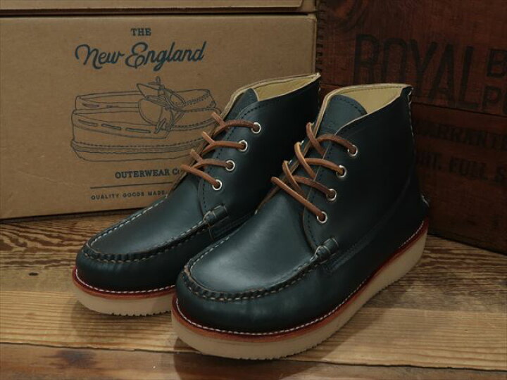 楽天市場】NEW ENGLAND OUTERWEAR QUARTER BOOT [NAVY CHROMEXCEL 