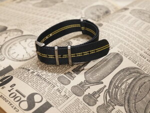 J CREW NATO WATCH BELT [DEEP NAVY DOUBLE STRIPE][18mm] / WFCN[ EHb` xg