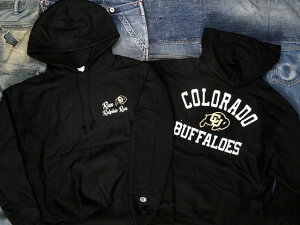 CHAMPION : REVERSE WEAVE HOODIE SWEAT SHIRT " COLORADO BUFFALOES " / `sI o[X EB[u t[fB XEFbg Vc