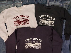 WAREHOUSE : LOT403 SET-IN FREEDOM SWEAT �h FORT BRAGG �g / �E�F�A�n�E�X LOT403 �Z�b�g�C�� �t���[�_�� �X�E�F�b�g