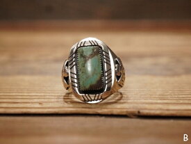INDIAN JEWELRY NAVAJO TURQUOISE RING [DAVID LOPEZ] / インディアン ジュエリー ナバホ ターコイズリング