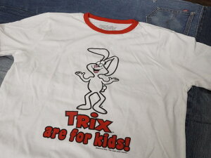 TRIX ARE FOR KIDS : SHORT SLEEVE RINGER T-SHIRTS  SILLY RABBIT, TRIX ARE FOR KIDS  / �g���b�N�X�E�A�[�E�t�H�[�E�L�b�Y �V���[�g�X���[�u�����K�[T�V���c