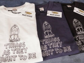 WARE HOUSE×YUSUKE HANAI : Lot 4601 S/S T-SHIRTS " THINGS AS THEY OUGHT TO BE " / ウエアハウス×ハナイ ユウスケ Lot 4601 S/S Tシャツ