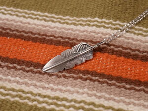 INDIAN JEWELRY NAVAJO FEATHER PENDANT TOP / CfBA WG[ ioz tFU[y_ggbv