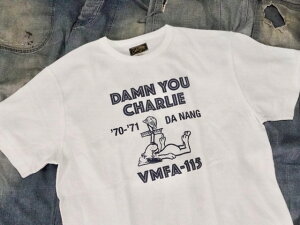 COLIMBO × CONEY ISLAND : NORWALK COTTON TEE �gDAMN YOU CHARLIE�h [ZBC-0422] / �R�����{ × �R�j�[�A�C�����h �m�[�E�H�[�N �R�b�g�� T�V���c