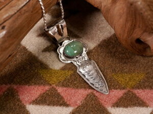 INDIAN JEWELRY : NAVAJO TURQUOISE PENDANT TOP / CfBA WG[ ioz ^[RCYy_ggbv
