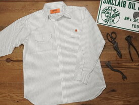 UNIVERSAL OVERALL STRIPE WORKERS SHIRT [ U2313158-A ] / ユニバーサルオーバーオール ストライプ ワーカーズ シャツ