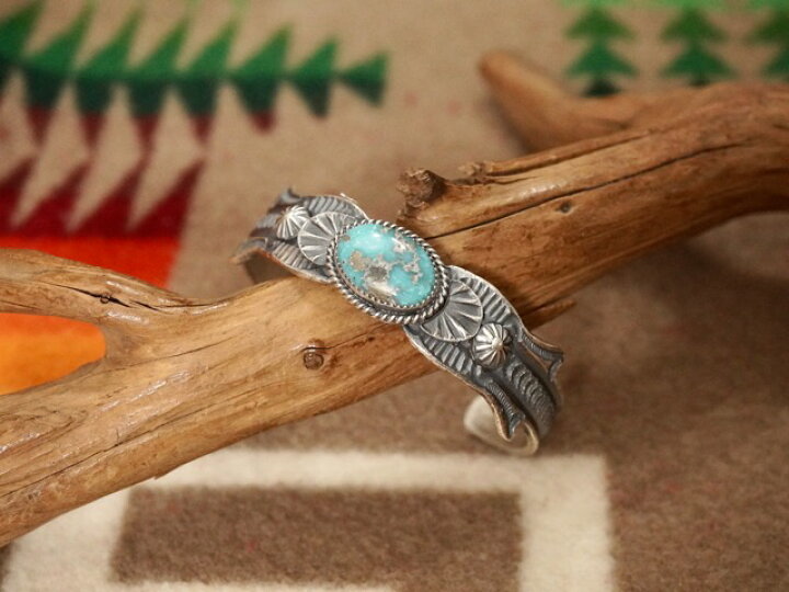 楽天市場】INDIAN JEWELRY : NAVAJO TURQUOISE SILVER BANGLE ” KEVIN 