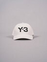 【Final SALE 50%↓ ★ 8/17(日)23:59まで】Y-3 / ワイスリー / Y-3 LOGO CAP / ワイスリー ロゴキャップ (オフホワイト) / ヨウジヤマモト