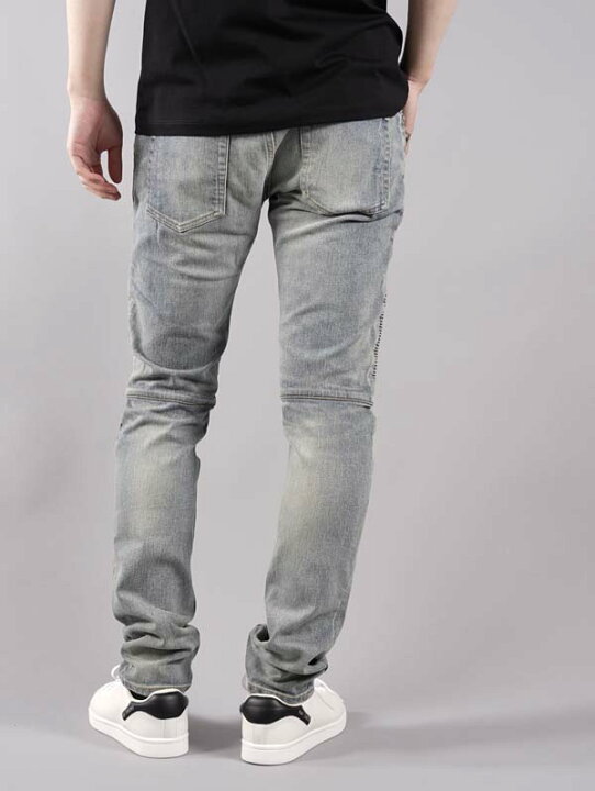 楽天市場】Balmain Homme バルマン オム BH2 PANTS SLIM - バイカー 
