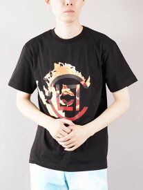 CLOT クロット LOGO FLAME T SHIRT / ロゴフレーム Tシャツ (ブラック) 正規取扱店