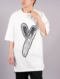 【国内正規取り扱い】 Y-3 / ワイスリー / LOGO GFX TEE / ロゴグラフィック Tシャツ (ホワイト) 【オーバーサイズ 】 / ヨウジヤマモト