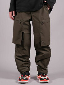 【国内正規取り扱い店】 D-VEC x ALMOSTBLACK / ディーベック x オールモストブラック / GORE-TEX INFINIUM 2L TROUSERS / ゴアテックス カーゴパンツ / カーキ / 防水・防風