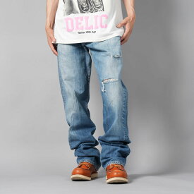 BASICKS / ベーシックス / BASICKS x Vintage Levi's Heart Pocket Damage Denim / ハートポケットダメージデニム [32インチ] (ブルー) / 国内正規取り扱い
