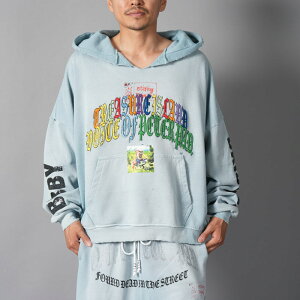 Paly Hollywood / �p���[�n���E�b�h / BOBBY DIRSCOLL HOODED SWEATSHIRT / �t�[�f�B�[�E�p�[�J�[ (�x�C�r�[�u���[) (�������K�戵)