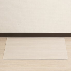 【SSセール】冷蔵庫マット クリアマット 撥水 ダイニング クリア 抗菌 防カビ 防臭 厚さ1.5mm 床 保護 傷防止マット 53×62 65×70 70×75 透明 冷蔵庫 キッチン チェアマット キッチンマット 新生活