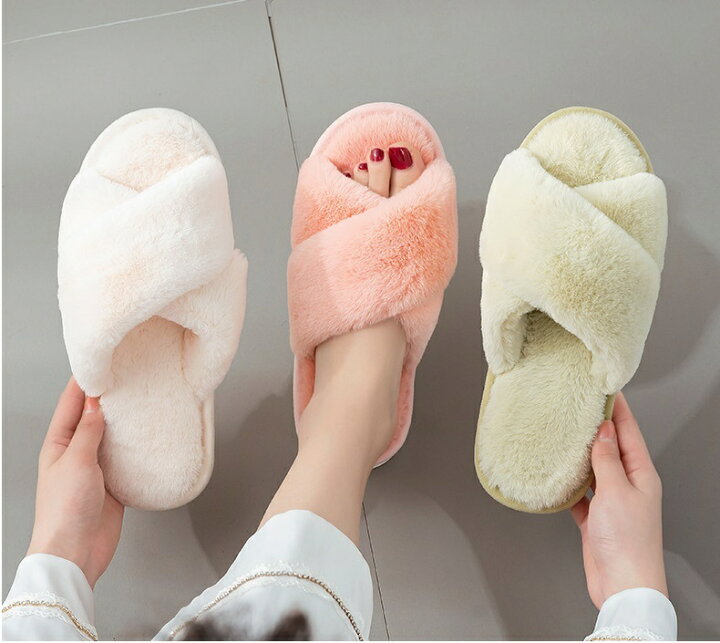 楽天市場 選べる2足セット スリッパ ルームシューズ あったか もこもこ 子供 ムートン 冬用メンズ レディース かわいい 可愛い フェイクファー 冬 おしゃれ 暖かい ふわふわ 室内履き 冷え対策 送料無料 Confis