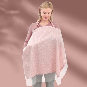 授乳ケープ コットン100% 多機能 メッシュ付き 授乳カバー 授乳服 ふんわり ワイヤー入り ポケット付き 選べる4色 出産祝い マタニティ おしゃれ