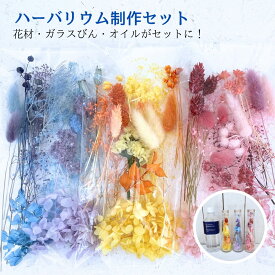 ハーバリウム 花材 キット 瓶 オイル ハーバリウムオイル ボールペン 詰め合わせ 小分け花材 ドライフラワー プリザーブドフラワー ハンドメイド 送料無料