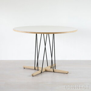 �yDINING SET �L�����y�[���ΏہzCARL HANSEN & SON�i�J�[���E�n���Z�����T���j E020 EMBRACE TABLE / �I�[�N�ށE�\�[�v�d�グ�E�z���C�g���~�l�[�g�E�u���b�N�r ��110cm / �_�C�j���O�e�[�u��