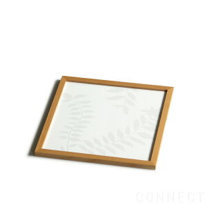 Eau(�I�[)/Tray square(�g���[ �X�N�G�A) White leaf�g���C �ؐ� �؂̃g���[�E���~