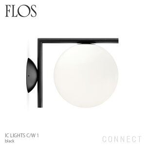 �y���K�̔��X�z�y���������zFLOS�i�t���X�j �Ɩ� / IC LIGHTS C/W1�i�A�C�V�[���C�cC/W1�j/�u���b�N