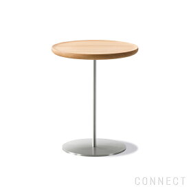 FREDERICIA（フレデリシア） / Pal Side Table（パルサイドテーブル） / Model 6751 / オーク材・ライトオイル仕上げ / ステンレスベース / Φ37.5cm