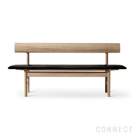 FREDERICIA（フレデリシア） / The Mogensen Bench（モーエンセン ベンチ） / Model 3171 / オーク材・ライトオイル仕上げ / レザー（Omni Black 301） / ベンチ